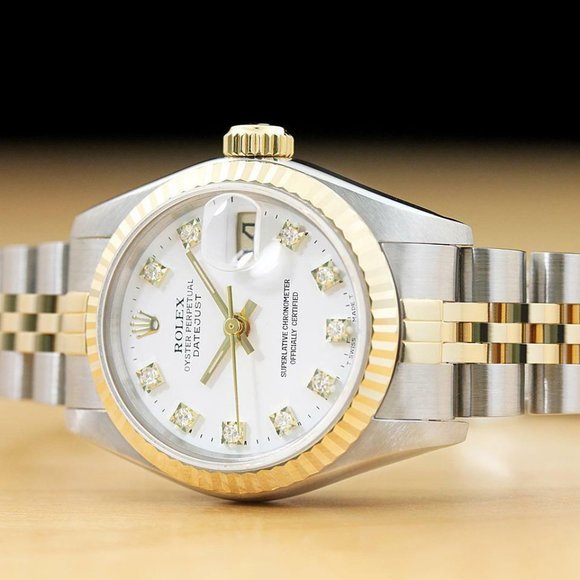 Rolex Ladies 18k Diamond Watch! Mint! main image 6